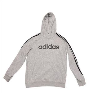 Silver Adidas Hoodie